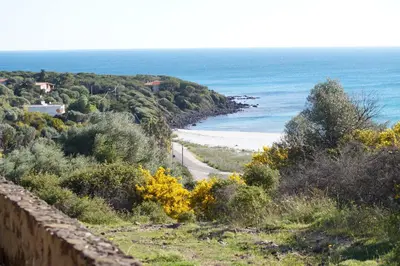 Paesaggio naturale nelle vicinanze della villa