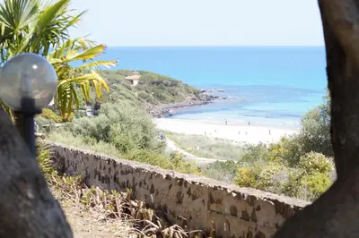 Paesaggio naturale nelle vicinanze della villa