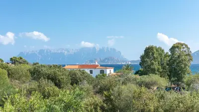Paesaggio naturale nelle vicinanze della villa