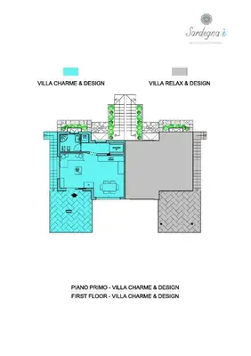 Planimetria di Sardegna é - Villa Charme&Design