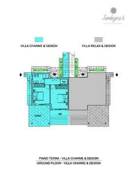 Planimetria di Sardegna é - Villa Charme&Design