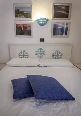 Letto o letti in una camera di Su Pranu