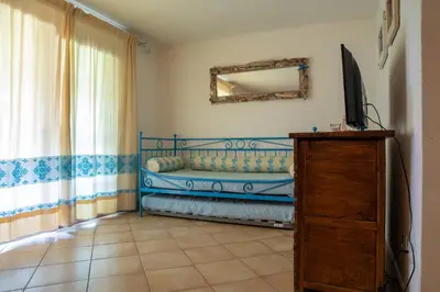 Letto o letti in una camera di Casa Gallo