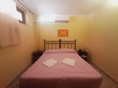 Letto o letti in una camera di Hotel Sant'elene