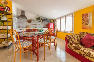 Area soggiorno di Casa Vacanze Nonna Mariuccia