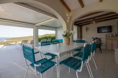 TV o dispositivi per l'intrattenimento presso Villa Smeralda