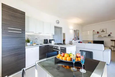 Cucina o angolo cottura di Villa Smeralda sul mare