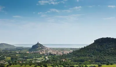 Paesaggio naturale nelle vicinanze of country house