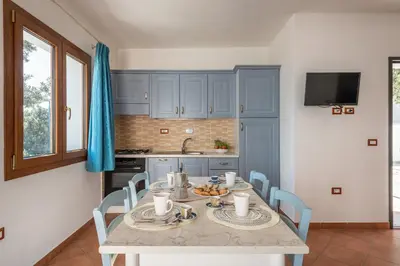 Cucina o angolo cottura di Casa Mediterraneo