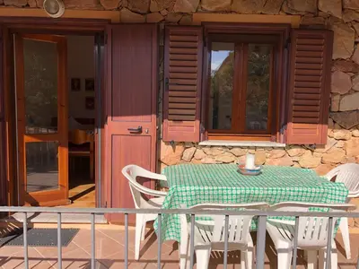 Planimetria di Trilocale climatizzato con cortile