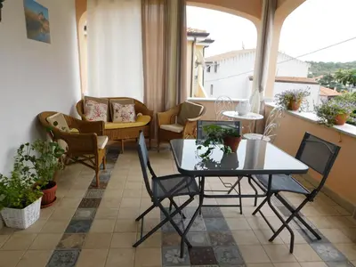 Area soggiorno di B&B Sos Manneddos