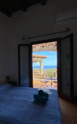 Letto o letti in una camera di Villa Acchiappasogni