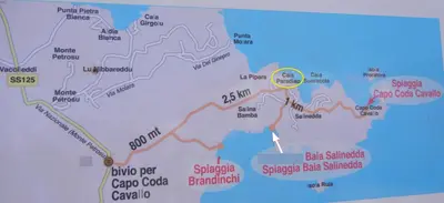 Planimetria di coda cavallo villaggio cala paradiso villino C4