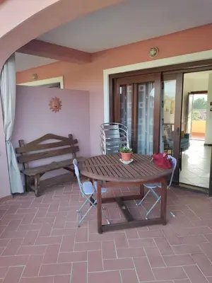 Patio o area all'aperto di Le Canne - Appartamento 