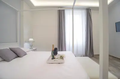 Letto o letti in una camera di Casa Solmes Rooms