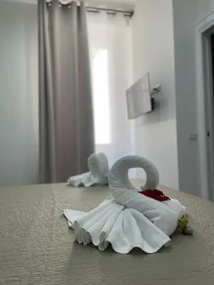 Letto o letti in una camera di Casa Solmes Rooms