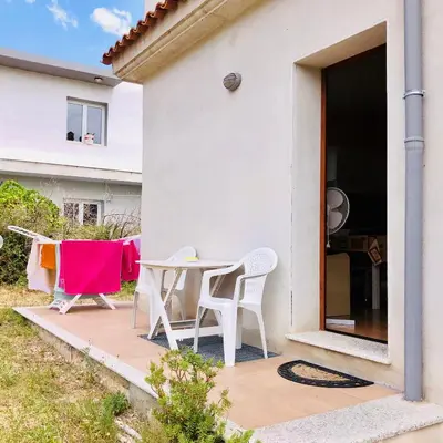 Patio o area all'aperto di appartamento vacanze Sardegna