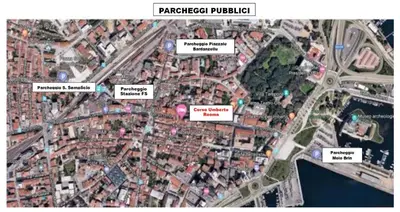 Vista generica su Olbia o vista sulla città dall'interno dell'affittacamere