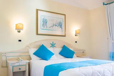 Letto o letti in una camera di Hotel Villa Campana