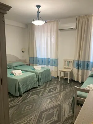 Letto o letti in una camera di Hotel Villa Campana