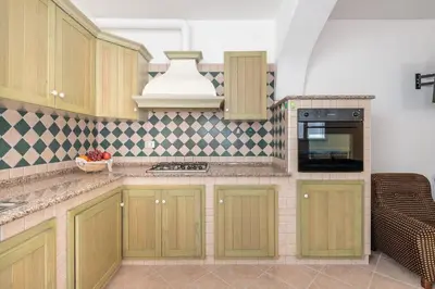 Cucina o angolo cottura di AffittaSardegna-Villino Panna