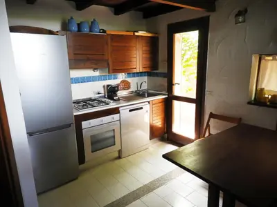 Cucina o angolo cottura di Casa Costa Corallina Mare