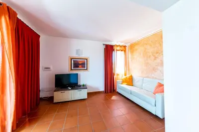 TV o dispositivi per l'intrattenimento presso Residence Ataras