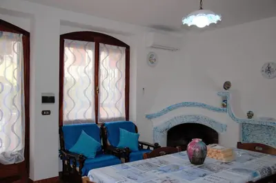 Letto o letti in una camera di Confortevole appartamento a pochi passi dal mare