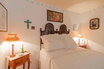 Letto o letti in una camera di Casa Lentischio