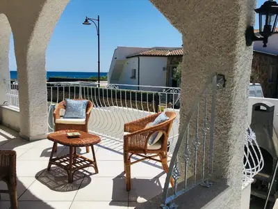 Balcone o terrazza di Beach House Ilaria - Turchese Apt