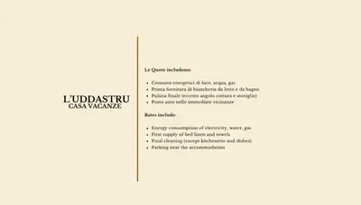 Certificato, attestato, insegna o altro documento esposto da ISS Travel, L'Uddastru Panoramic Apartments - with private outdoor terrace