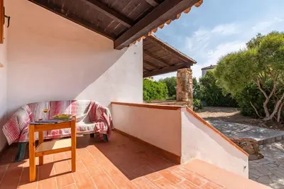 Balcone o terrazza di Apartment in Pittulongu 23140