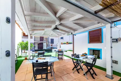 Patio o area all'aperto di Affittacamere Blue Sea