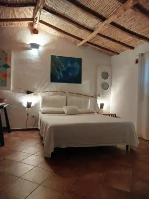 Letto o letti in una camera di La Casetta