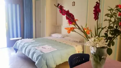 Letto o letti in una camera di Case Vacanze San Silvestro