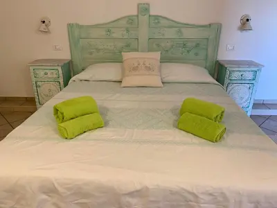 Letto o letti in una camera di Canne al Vento