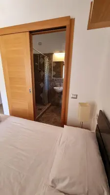 Letto o letti in una camera di Villa Biriculi