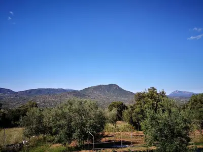 Paesaggio naturale nelle vicinanze della villa