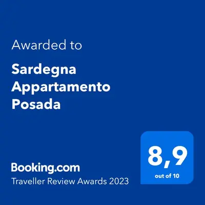 Certificato, attestato, insegna o altro documento esposto da Sardegna Appartamento Posada