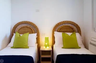 Letto o letti in una camera di Villa Miriam - Klodge