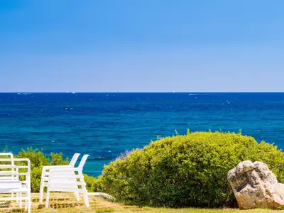 Paesaggio naturale nelle vicinanze della villa