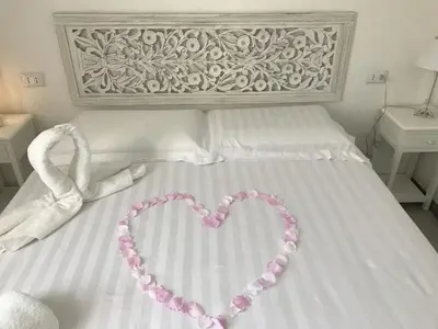 Letto o letti in una camera di La Cinta