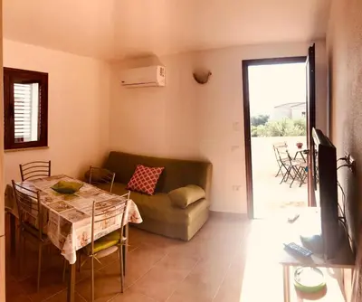 Area soggiorno di Siniscola Casa vacanze Olmo
