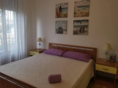 Letto o letti in una camera di App.Violet Sardegna Mare La Caletta
