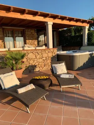 Patio o area all'aperto di Villa Caterina