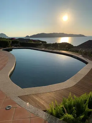 Paesaggio naturale nelle vicinanze della villa