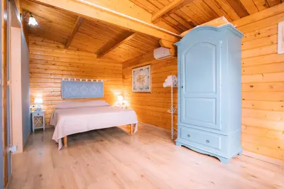 Letto o letti in una camera di Chalet Sa Petra Ruja - Gadu e Tremene