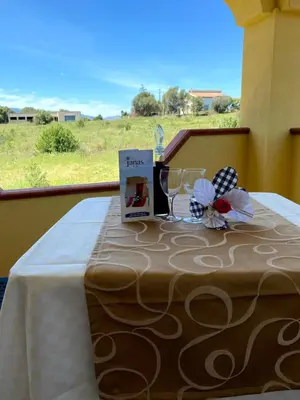 Letto o letti in una camera di Janas B&B