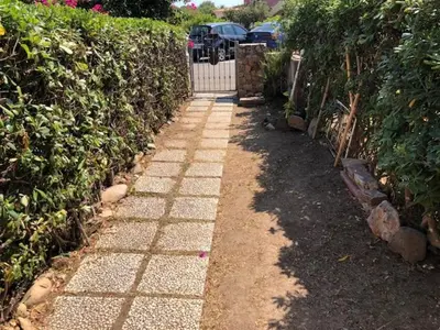Giardino di Appartamento Iris 300 mt spiaggia