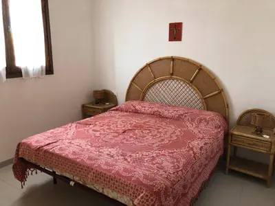Letto o letti in una camera di Appartamento Iris 300 mt spiaggia
